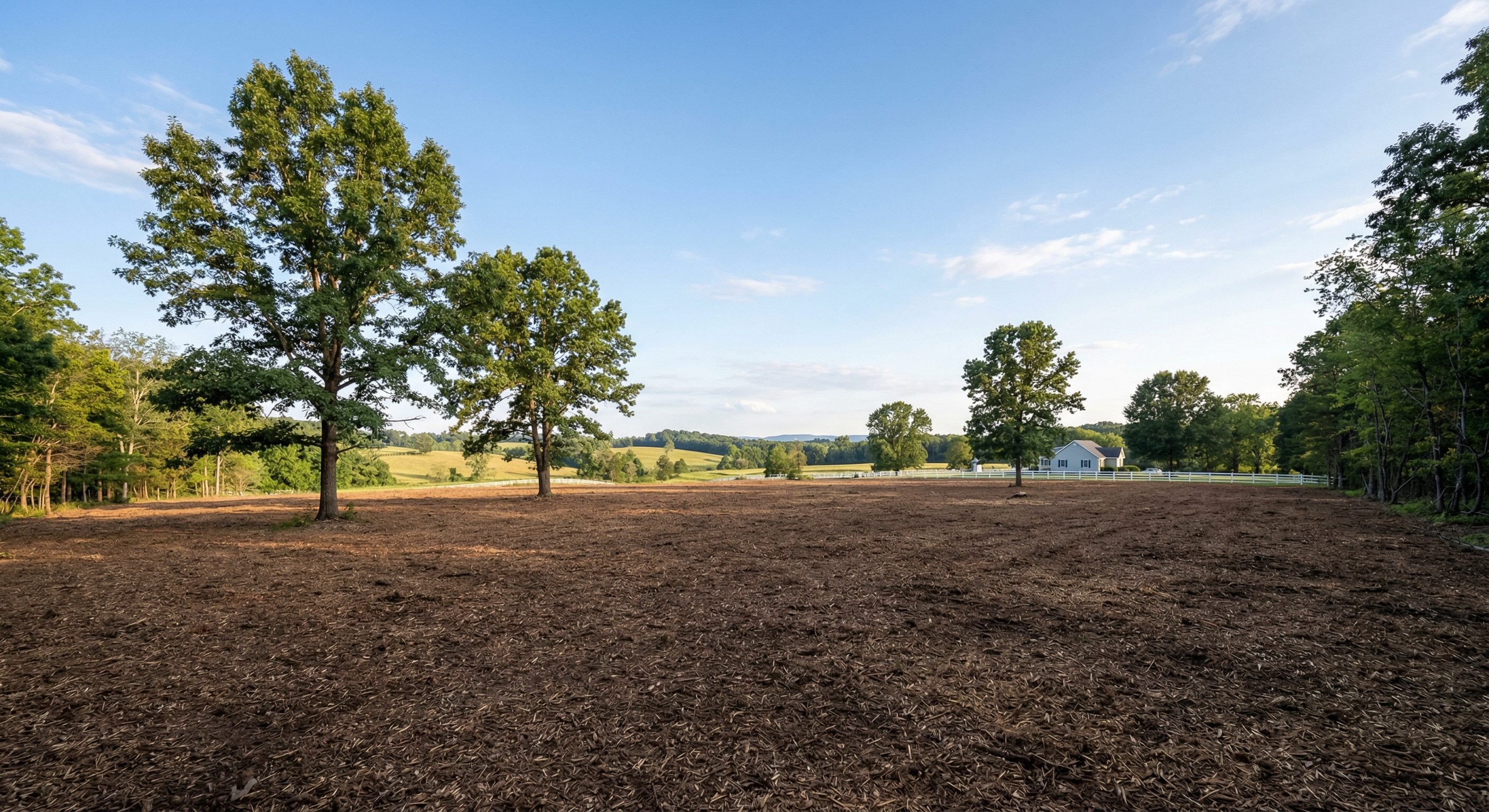 Cleared land